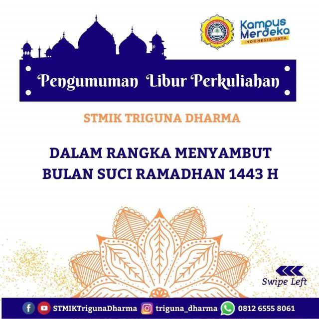 Dalam Rangka Menyambut Bulan Suci Ramadhan 1443 H