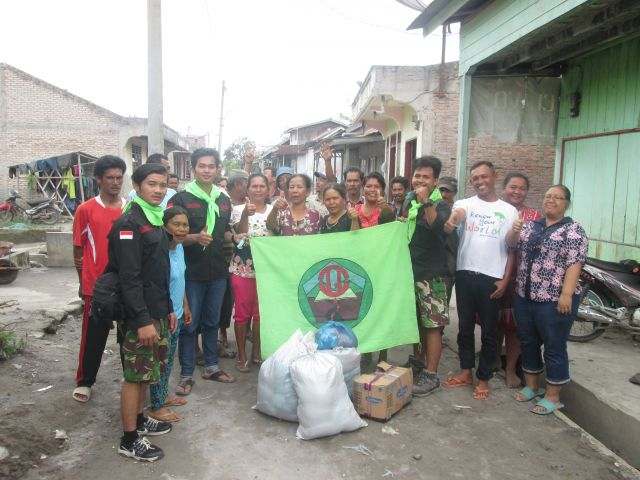 Kegiatan Peduli Sinabung yang di selenggarakan MATRIPALA Mahasiswa Triguna Dharma Pecinta Alam