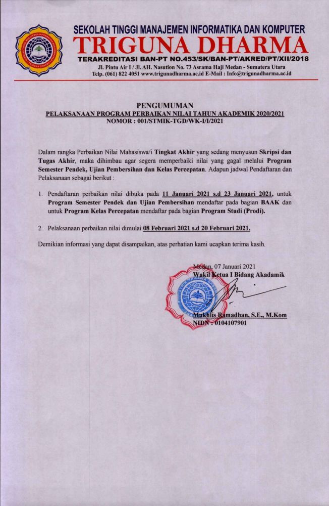 Pengumuman