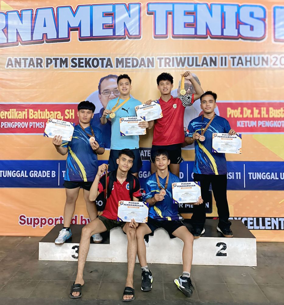 Kegiatan Perlombaan Tenis Meja Se-Kota Medan Tahun 2025